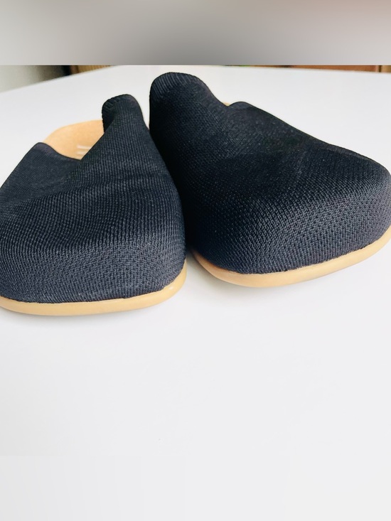 Message Men’s EU 44 (US 11-11.5) Henning Mule black closed toe knit cork slip on main image 7